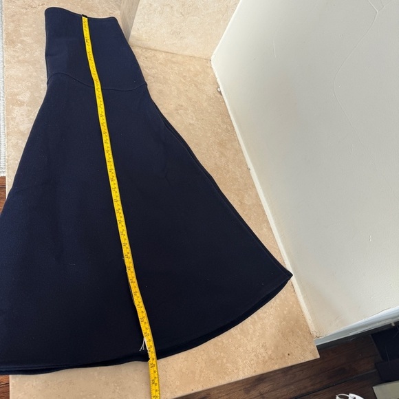 OGL Cashsoft Wool Like Flared Maxi Black Navy Womens Size XS - Picture 7 of 12